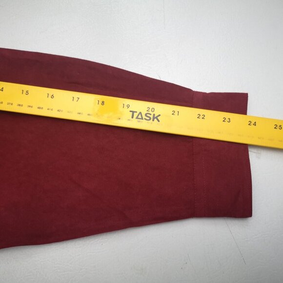 NWT West Coast Connection Men's Size Large Red Button Front Shirt - Picture 10 of 11